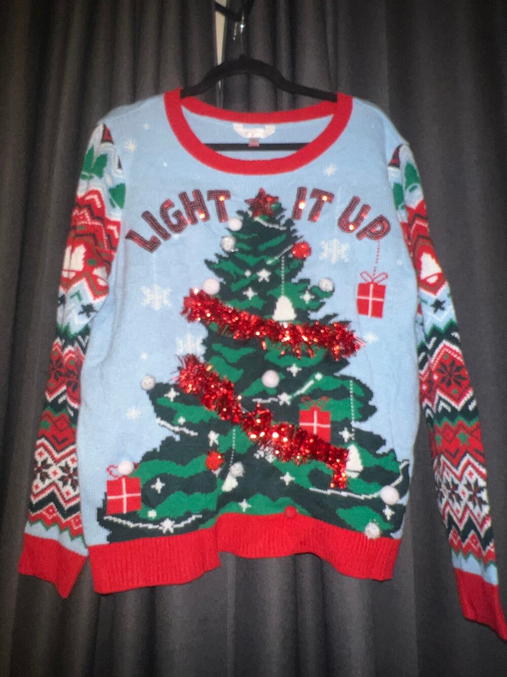 Ugly Christmas Sweater Xmas Size XL